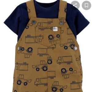 Carter's 2 piece infant boy jumpsuit.